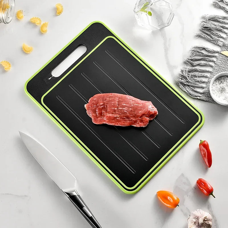 Tábua ChefFlex MultiBoard 4 em 1  | ❄️ Descongele | 🔪 Corte | 🧄 Rale | 🍋 Afie - A multifuncional que sua cozinha precisava!