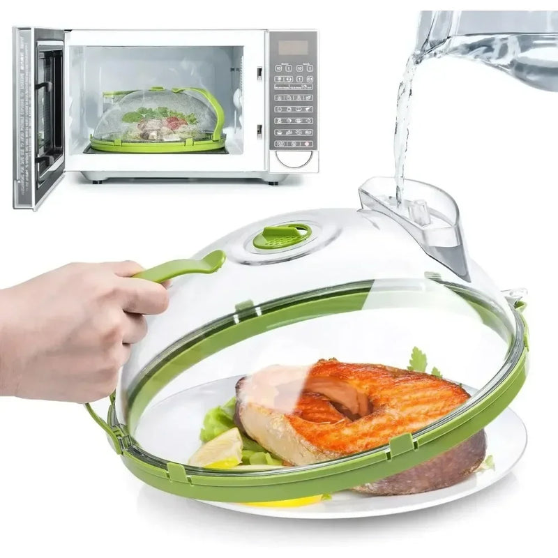 🌟 CLEARCOVER – A tampa que mantém suas refeições suculentas 🍲 e seu micro-ondas sempre limpo 🧼!
