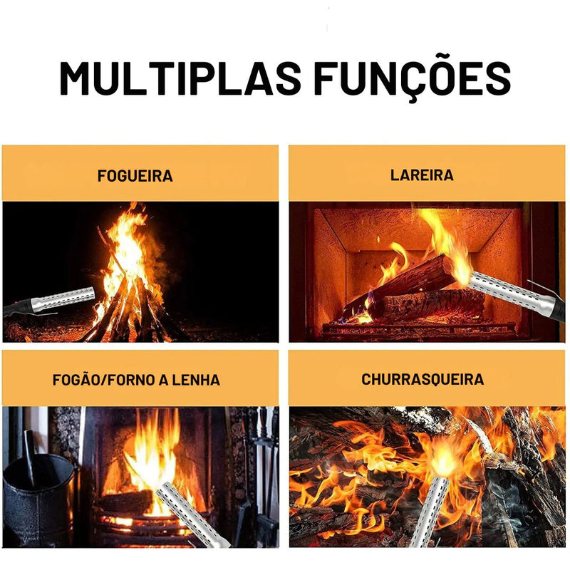 🔥GRILL TURBO - A forma mais rápida de começar seu churrasco! 🥩