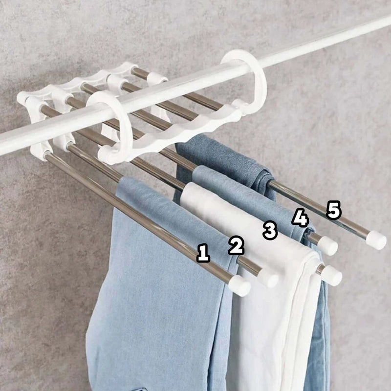 Leg Keeper 👖✨ O cabide inteligente que deixa seu closet com 5x mais espaço! 🧺📏